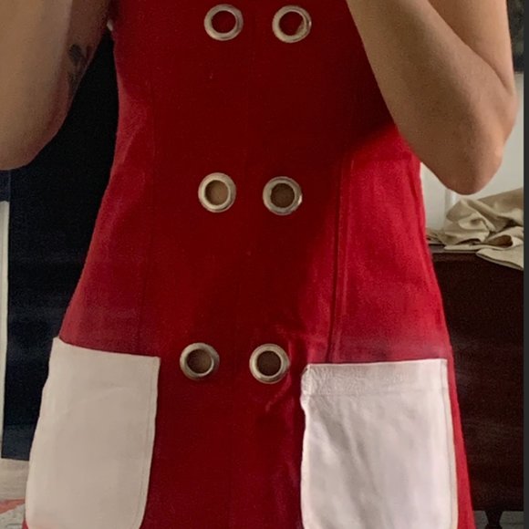 State of Georgia by Georgia Hall DEEP RED TUNIC Dress - Picture 5 of 7